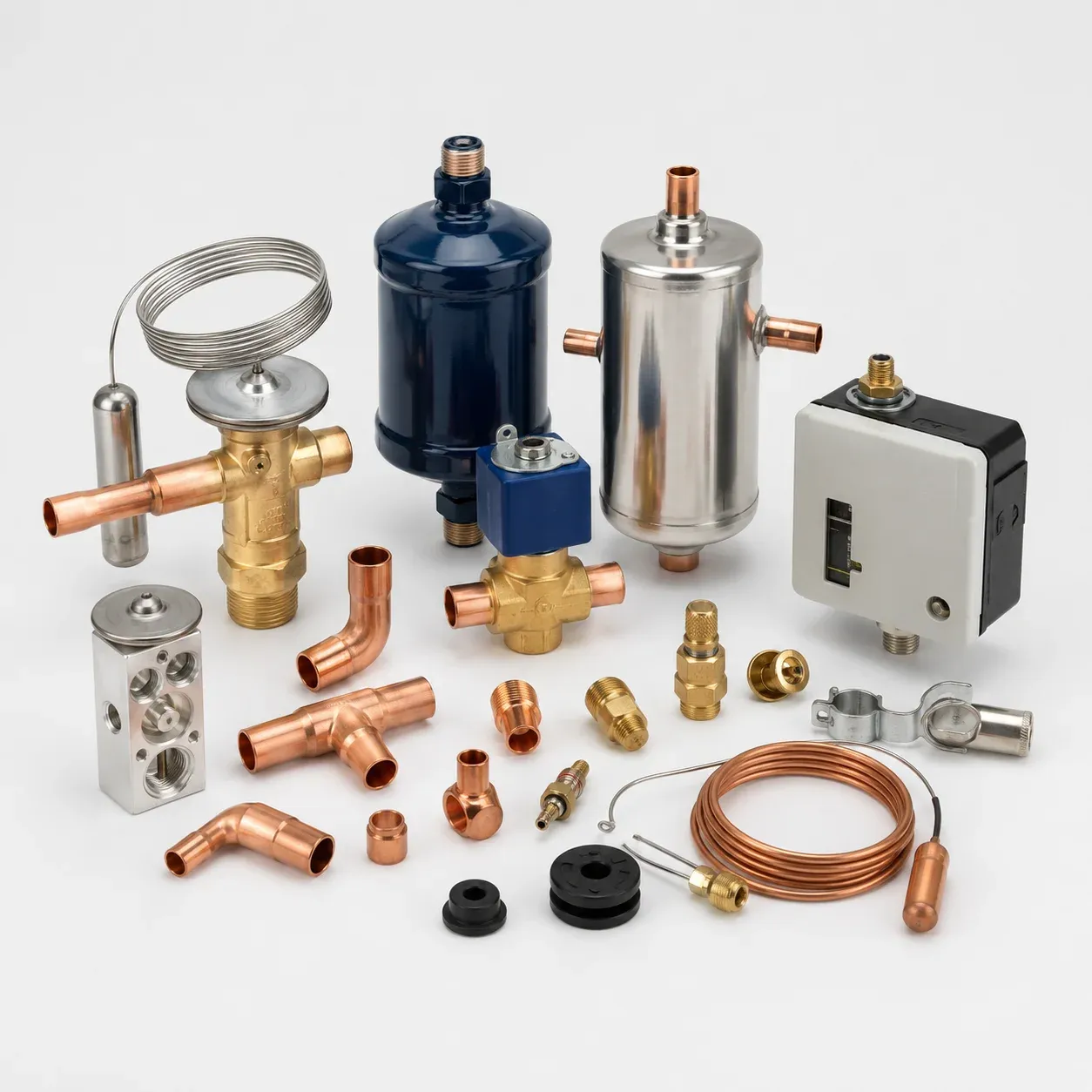 Refrigeration spare parts and cooling system components